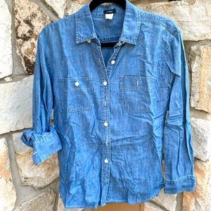 Jcrew classic chambray button down
